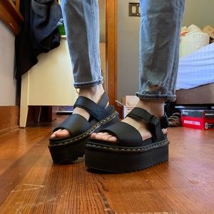 doc martens platform sandals